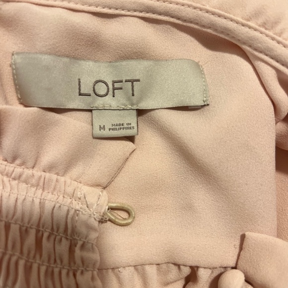 LOFT Blush Ruffled Blouse - Picture 3 of 8